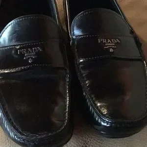 Prada | Shoes | Prada Signature Loafers Size 15 Us Per Box  display picture 2